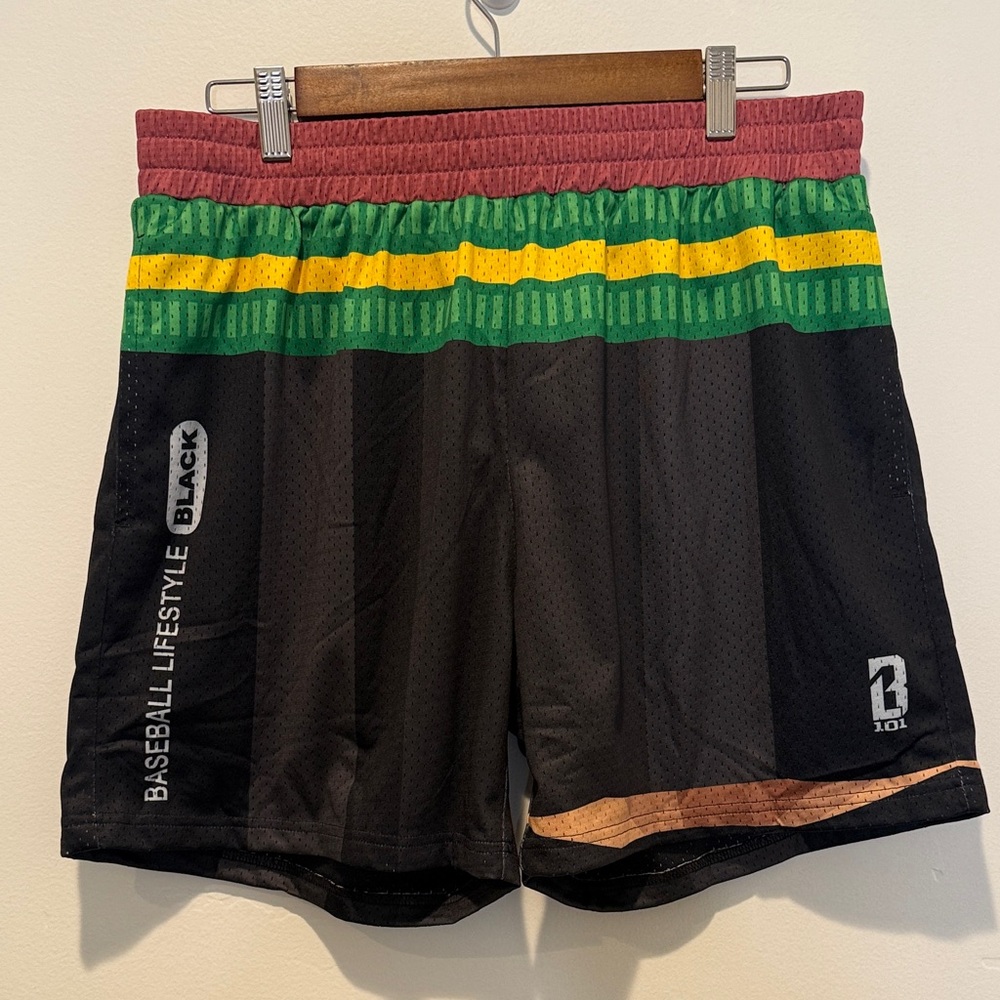 Baseball Lifestyle 101 Pencil Shorts NWT Adult Large
